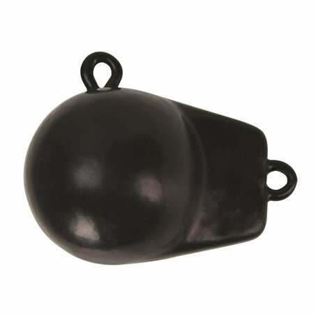 LASTPLAY EX-DR0103 8 lbs Coated Ball with Fin Downrigger Weight LA2624227